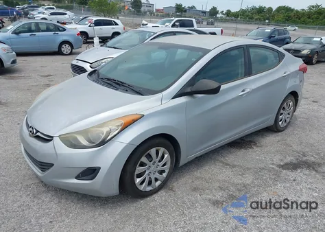 2013 Hyundai Elantra Gls z USA, uszkodzony, nr VIN 5NPDH4AEXDH187512
